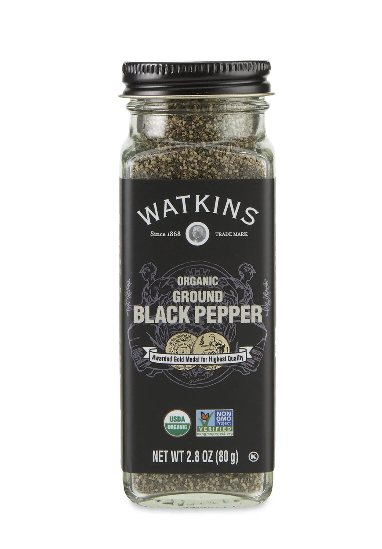 Watkins Organic Ground Black Pepper