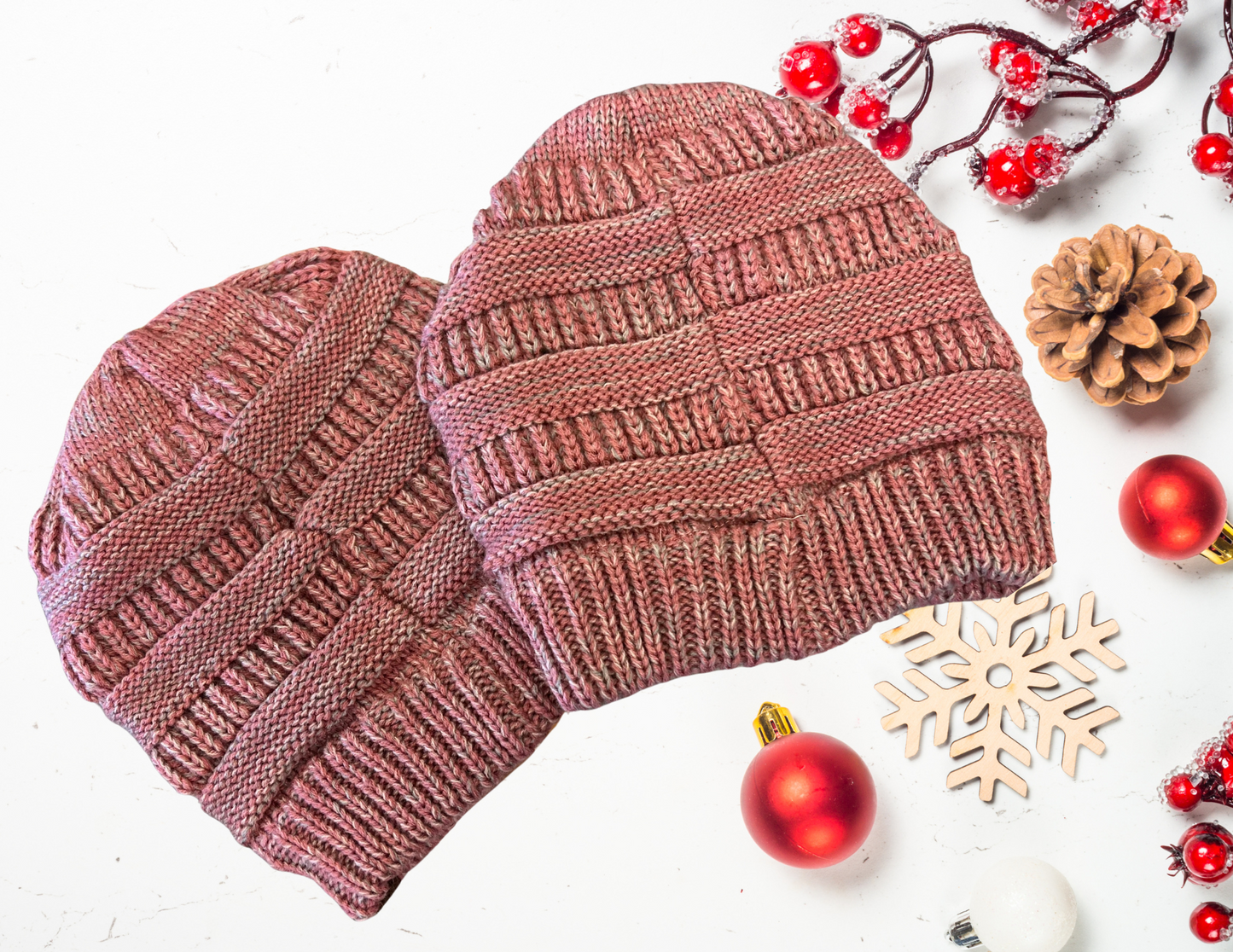 Kaleidoscope Knit Beanies