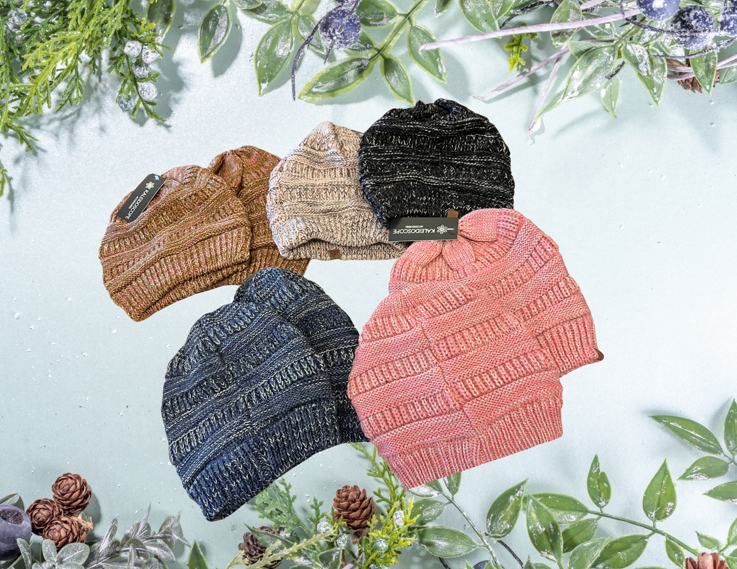 Kaleidoscope Knit Beanies