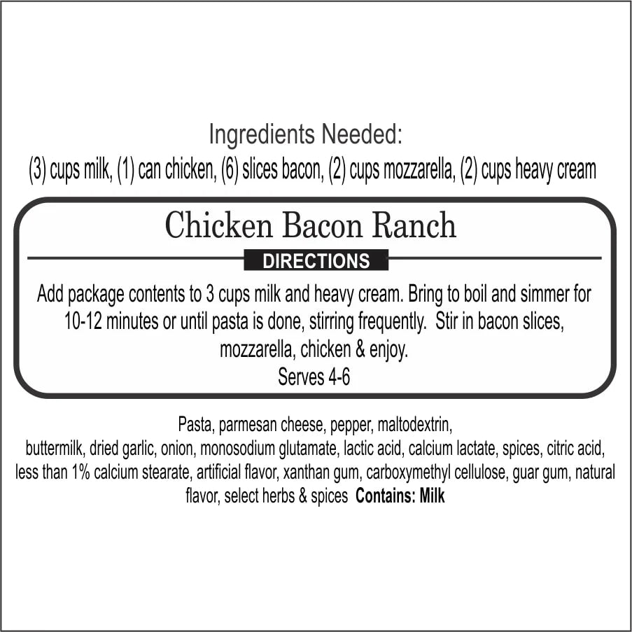 Chicken Bacon Ranch