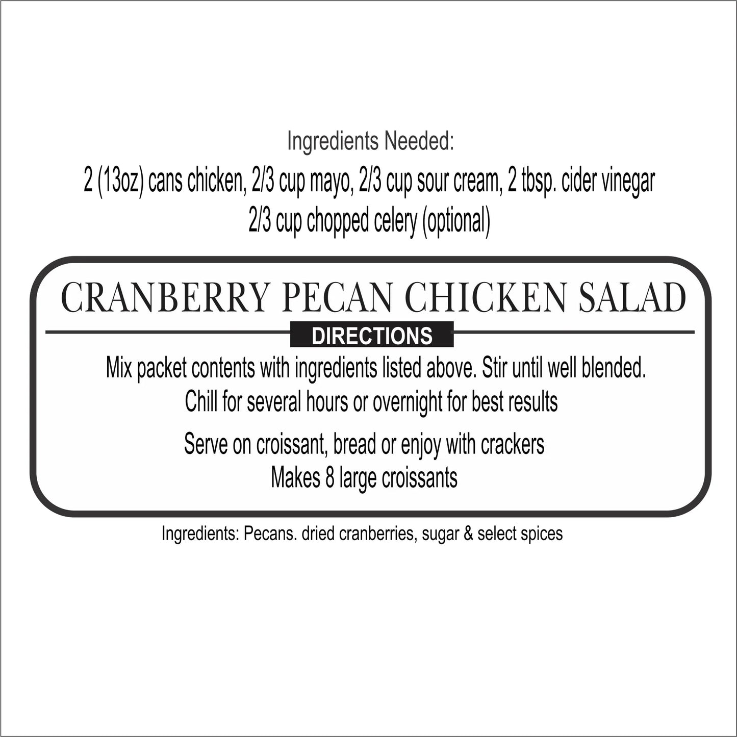 Cranberry Pecan Chicken Salad