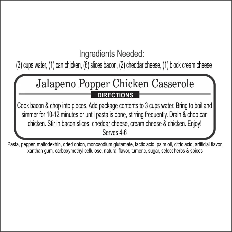 Jalapeño Popper Chicken Casserole